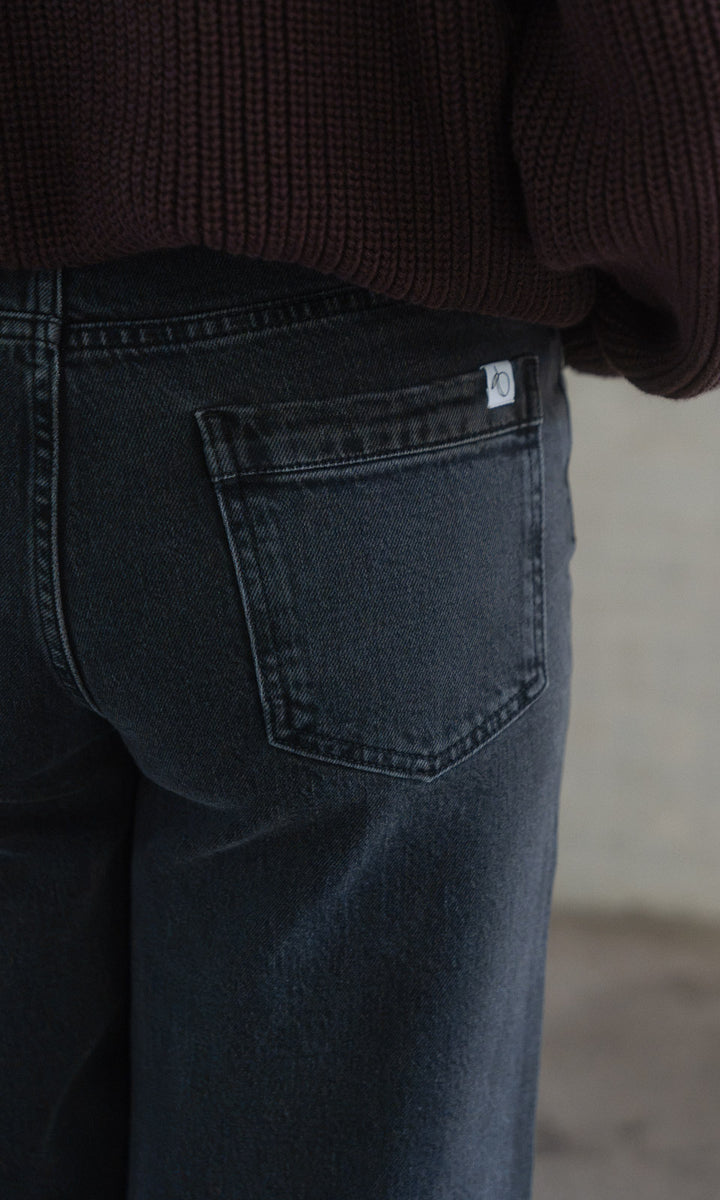 Long Leg Jeans / Schwarz