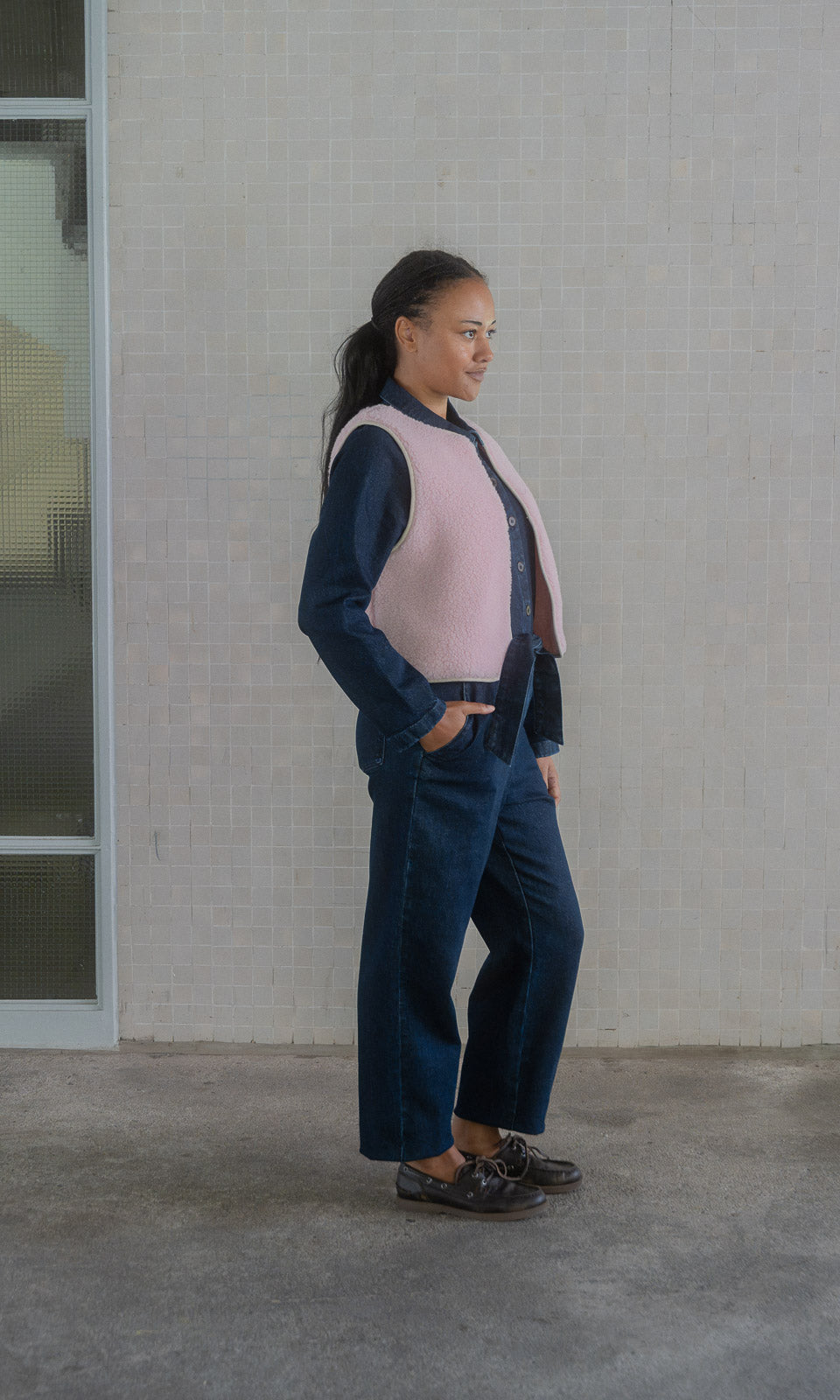 Jeans Overall / Dunkelblau