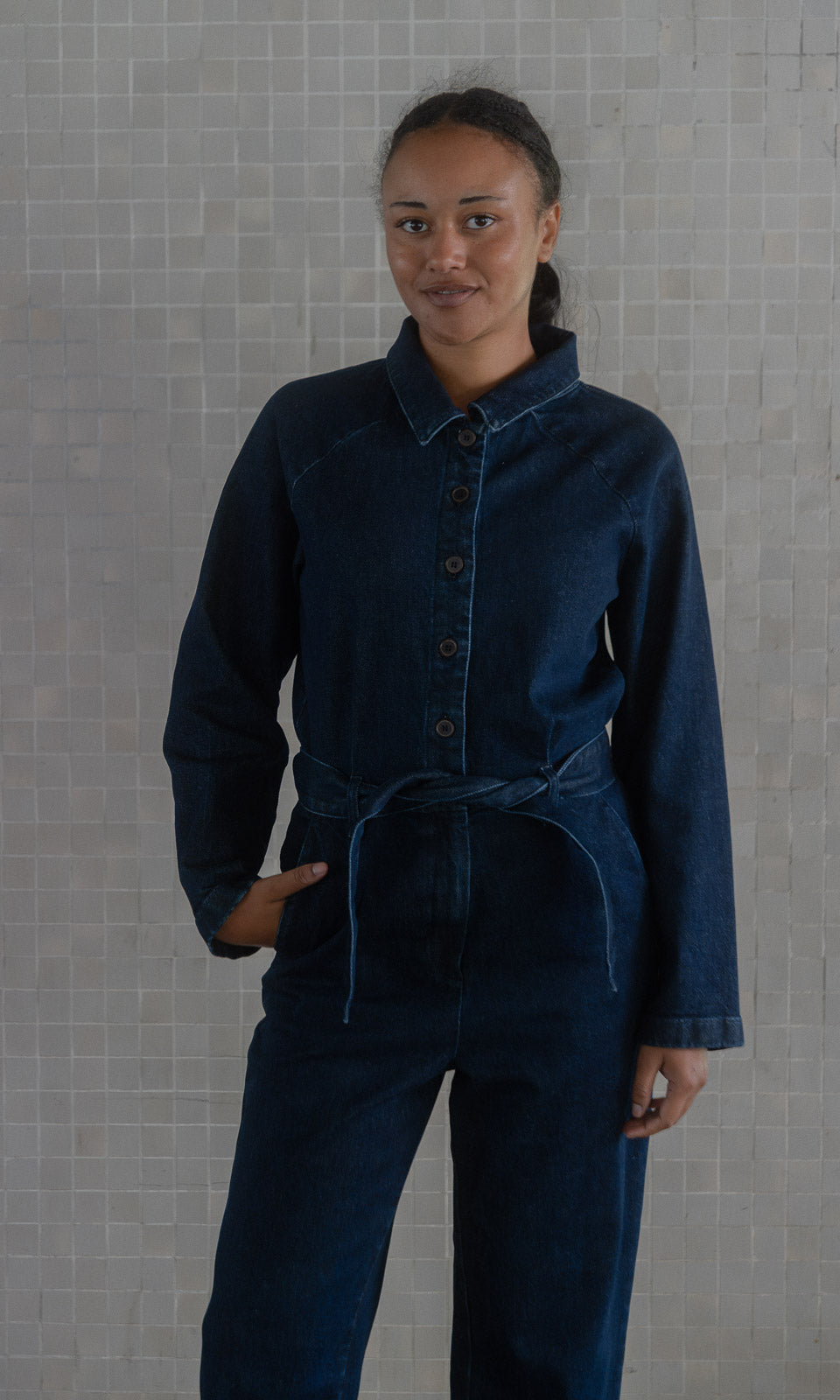 Jeans Overall / Dunkelblau