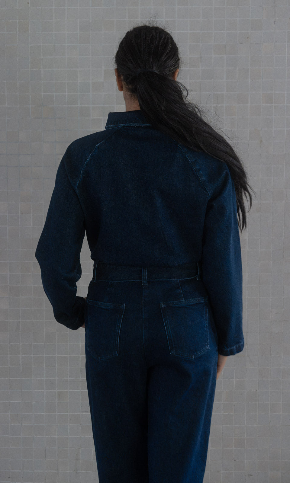 Jeans Overall / Dunkelblau