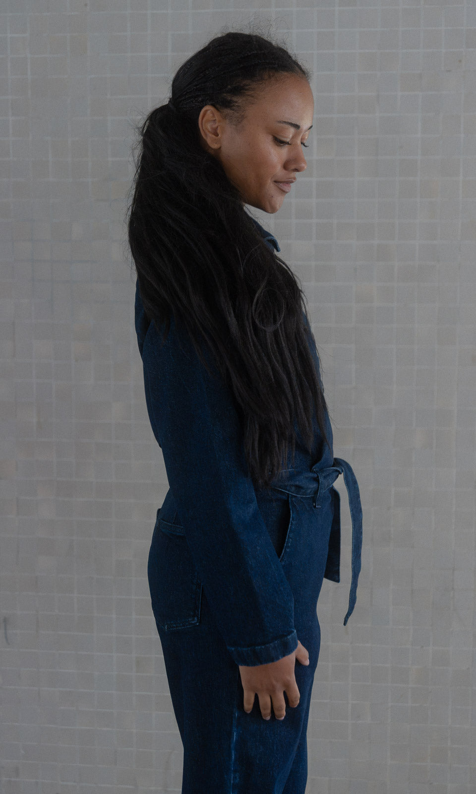 Jeans Overall / Dunkelblau