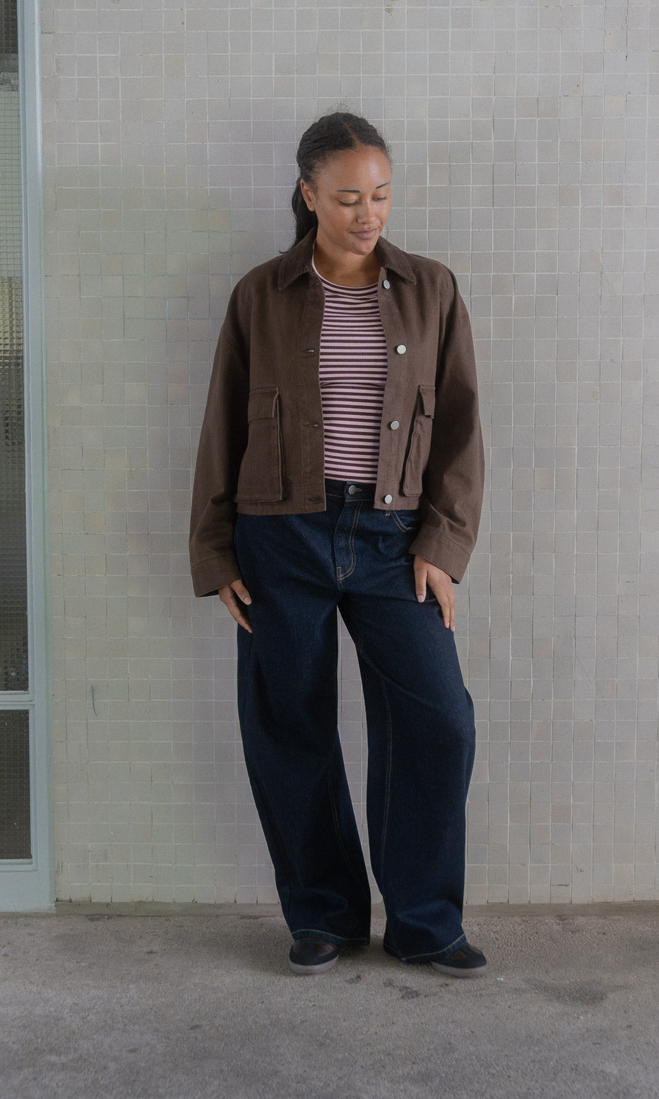 Gestreiftes Langarmshirt Zoé
