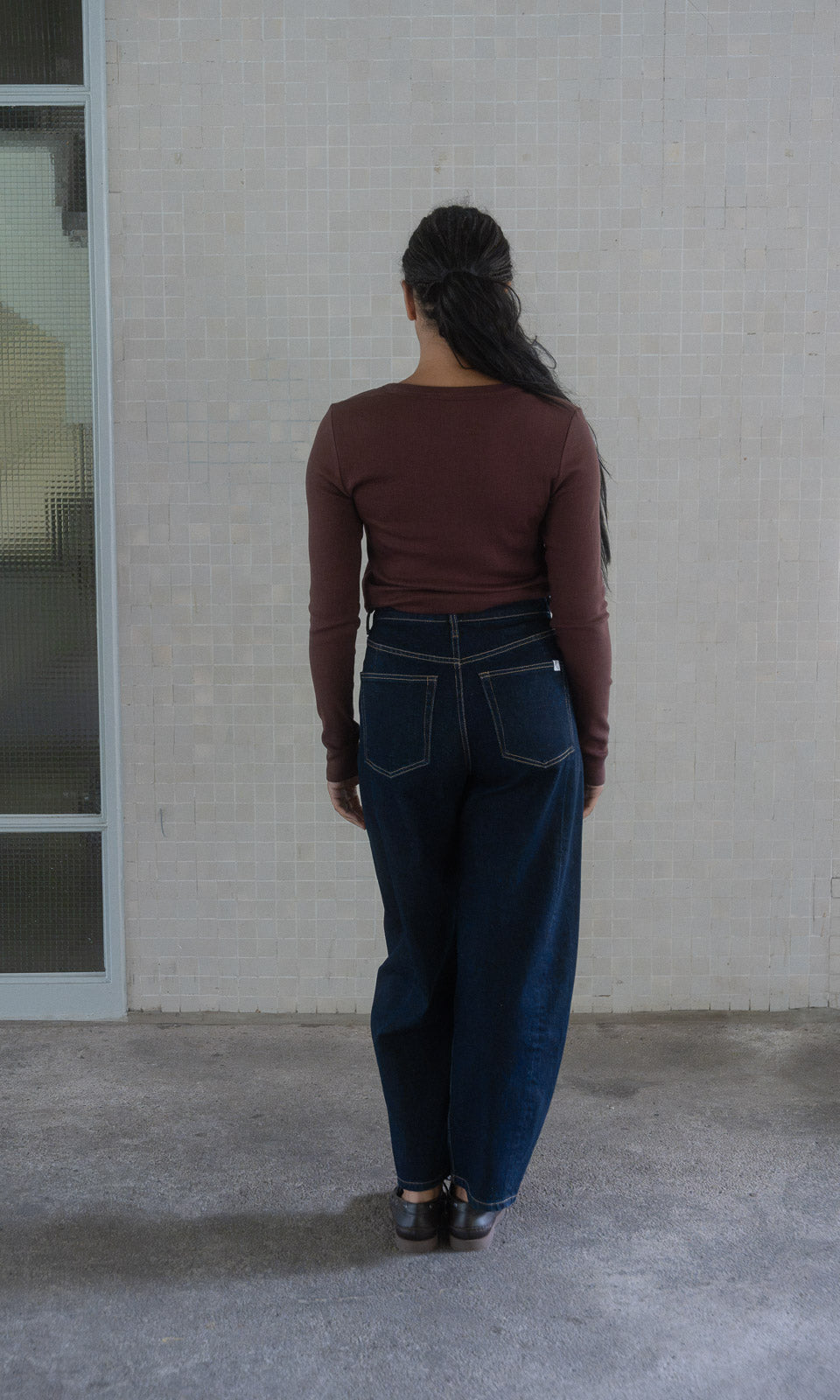Langarmshirt Zoé / Braun