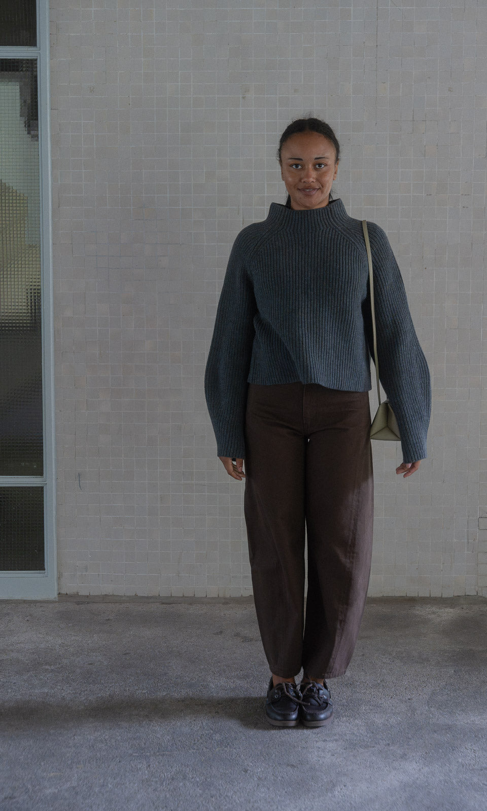 Barrel Jeans / Braun