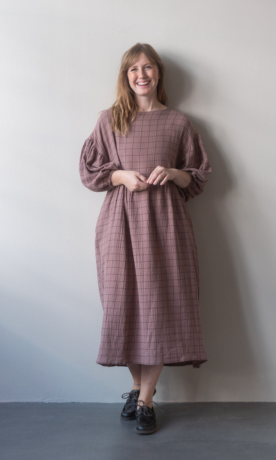 Kleid April - abricot coco
