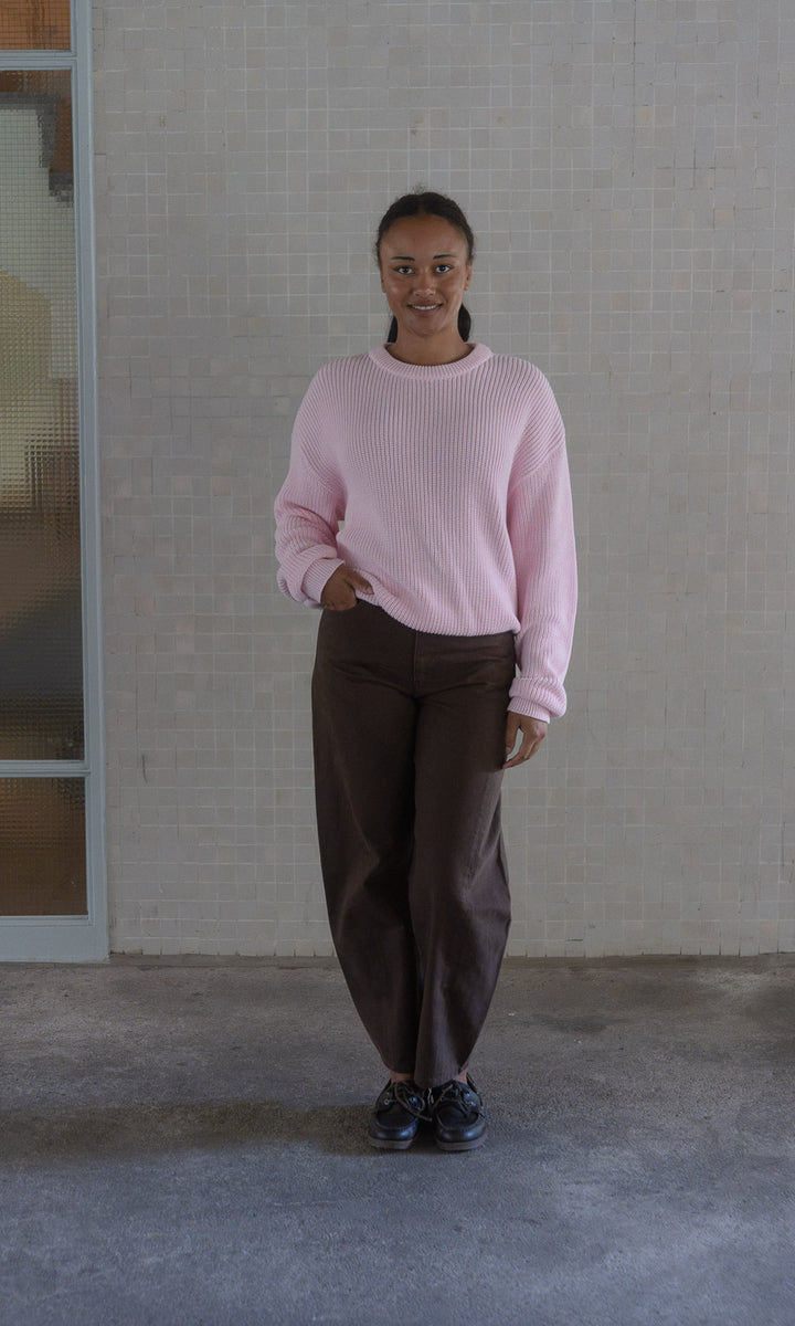Barrel Jeans / Braun