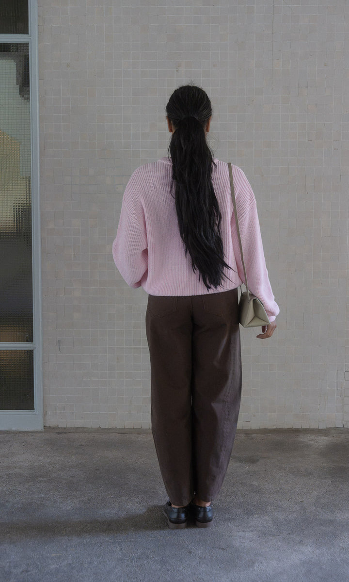 Barrel Jeans / Braun