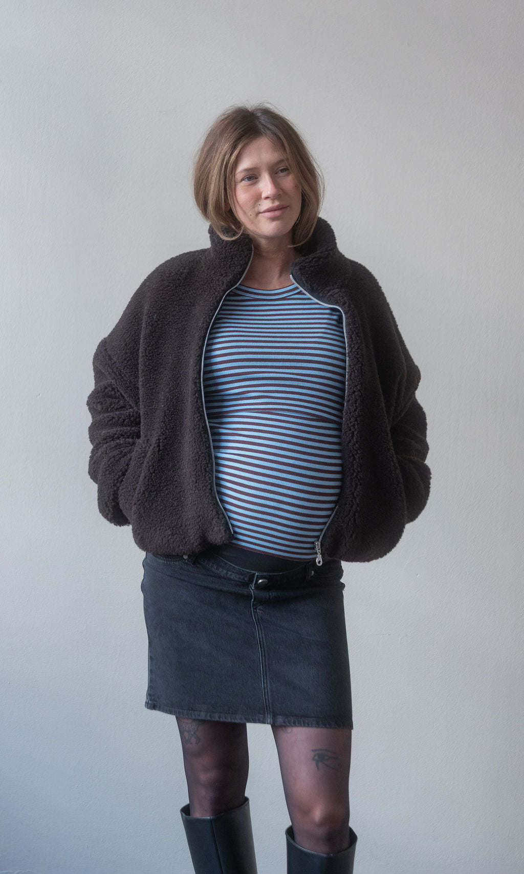 Gestreiftes Langarm Stillshirt Zoé