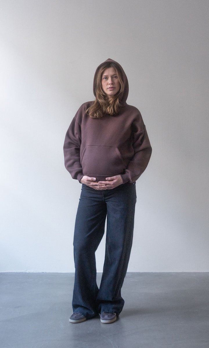 Umstandsjeans Long Leg / Schwarz