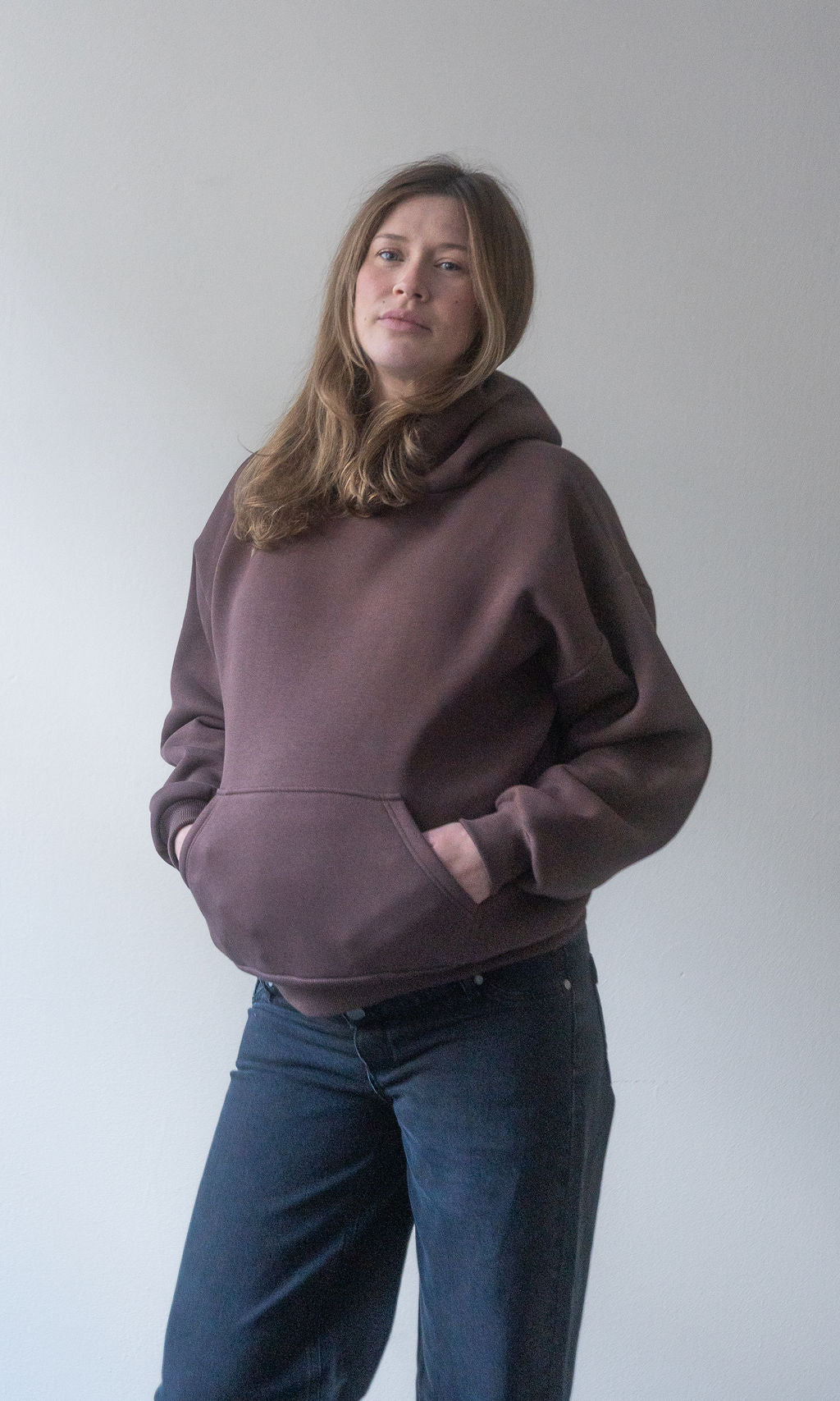 Hoodie mit Stillfunktion / Braun
