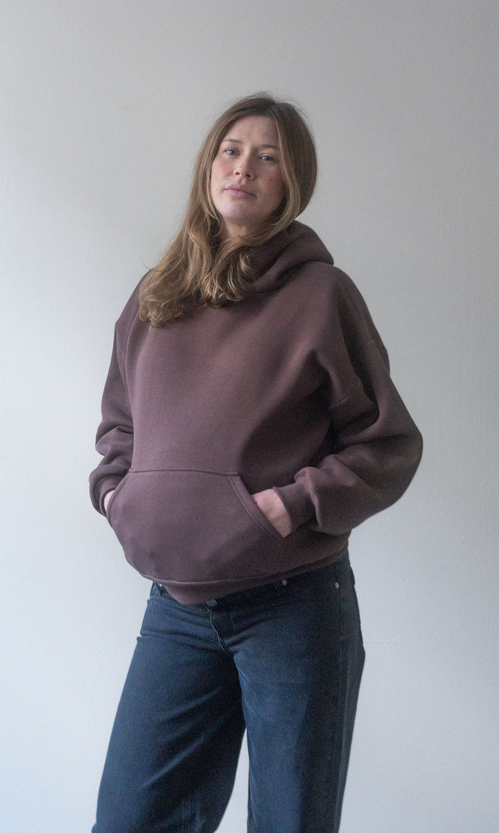 Hoodie mit Stillfunktion / Braun