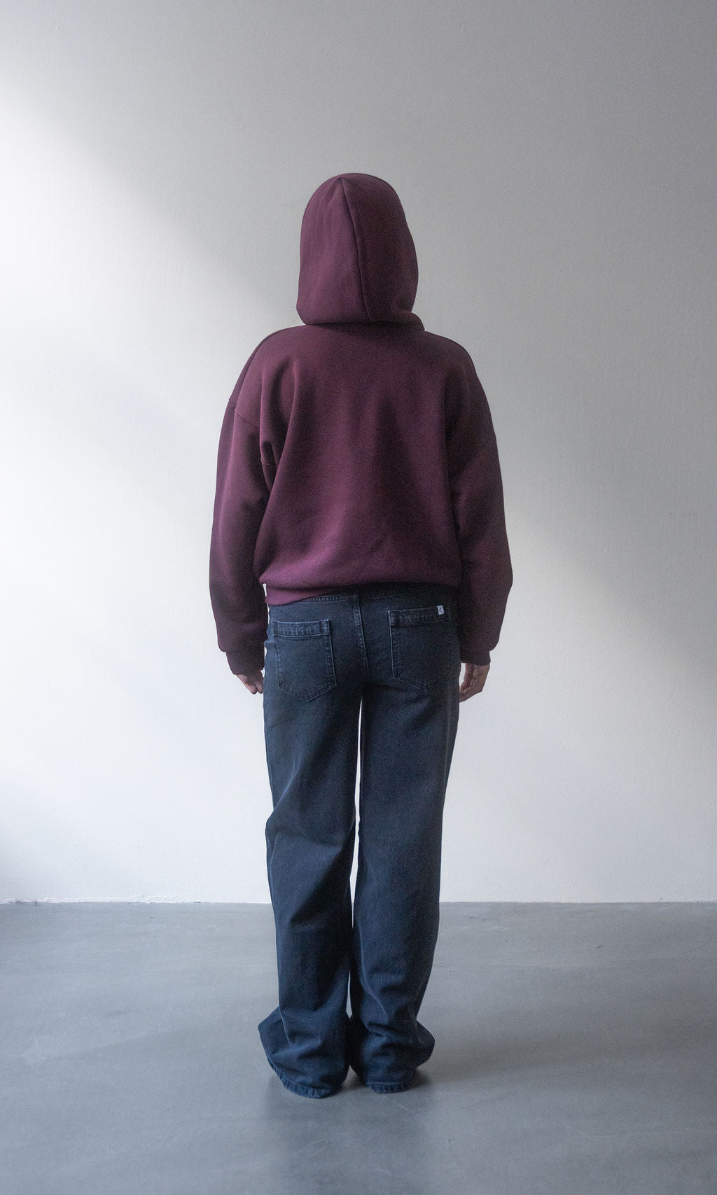 Hoodie mit Stillfunktion / Burgund