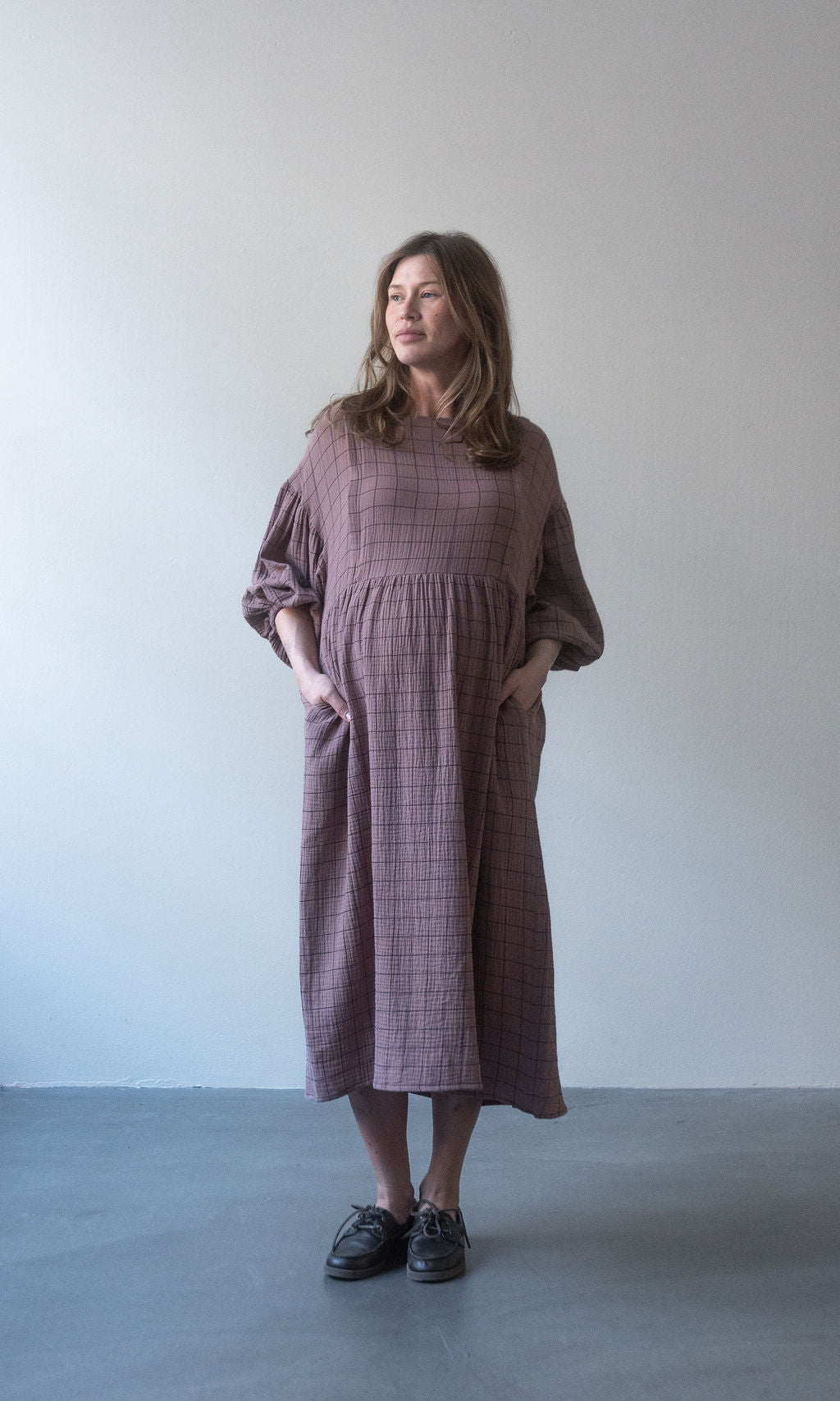 Still-Kleid April - abricot coco