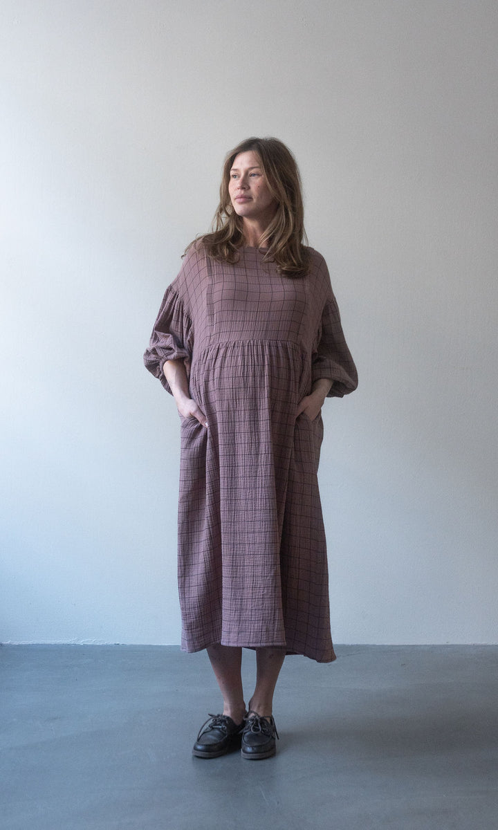Still-Kleid April - abricot coco