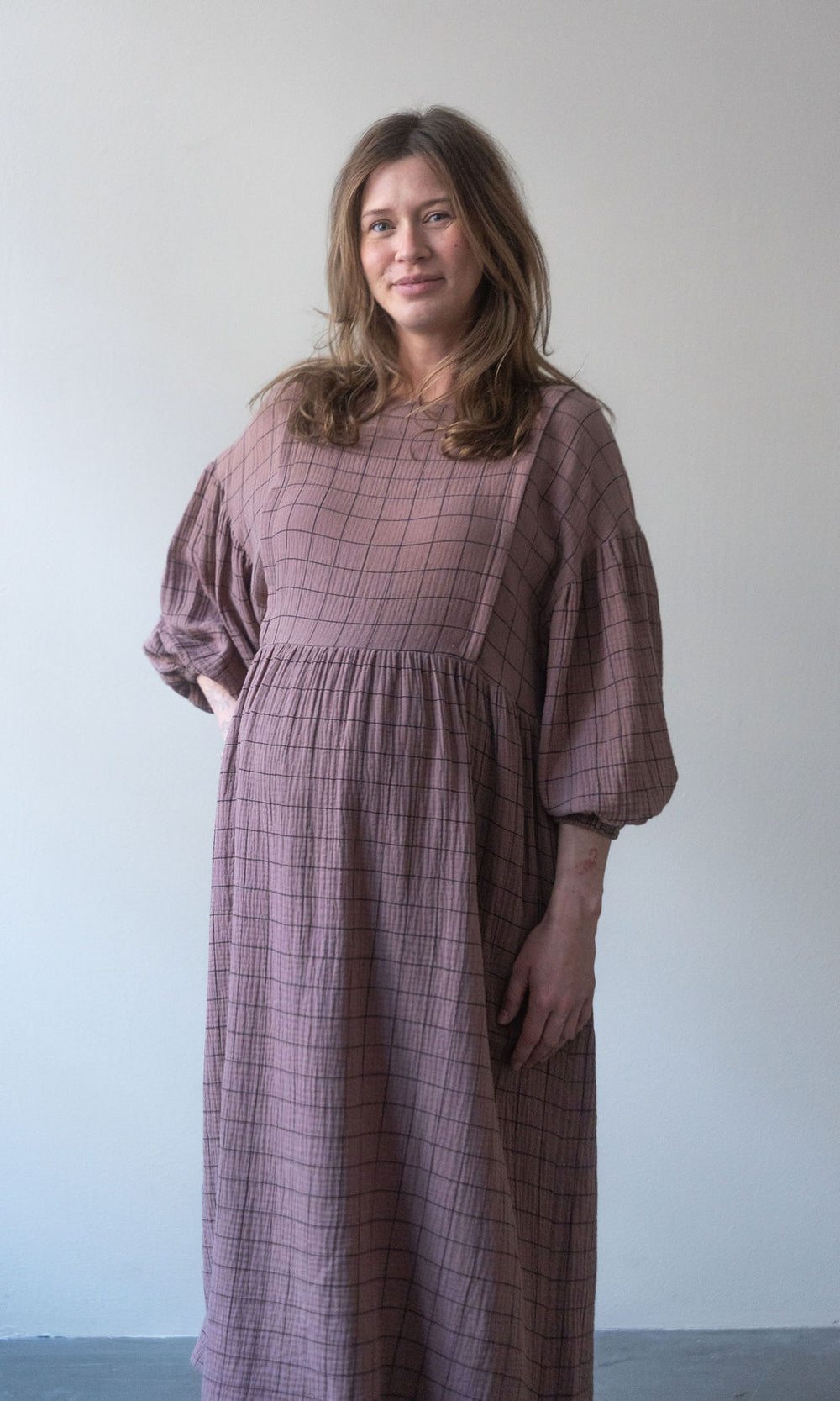 Still-Kleid April - abricot coco