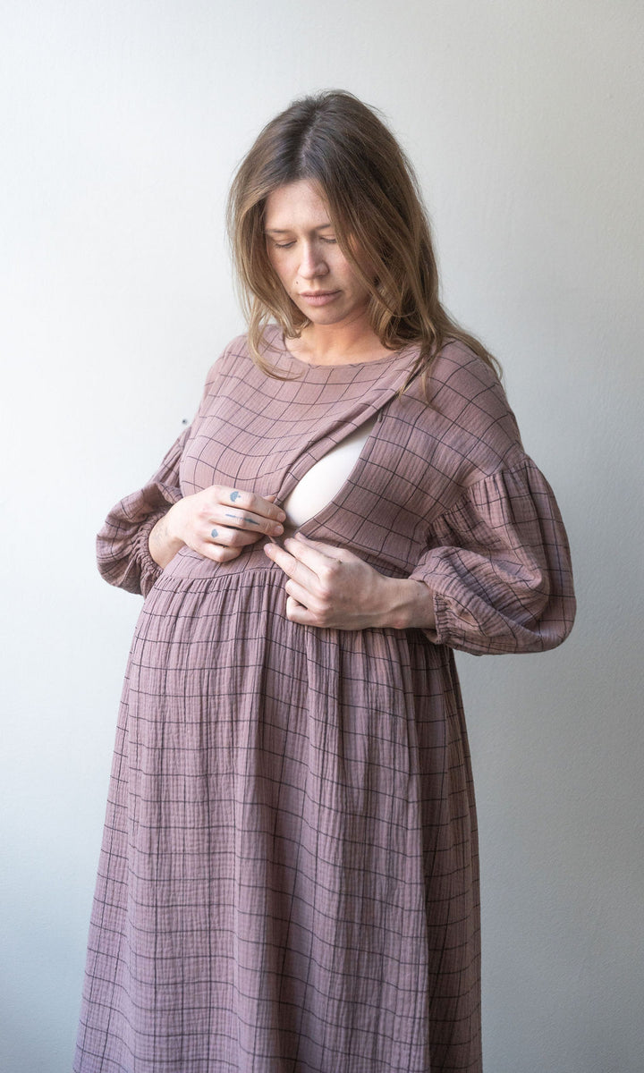Still-Kleid April - abricot coco