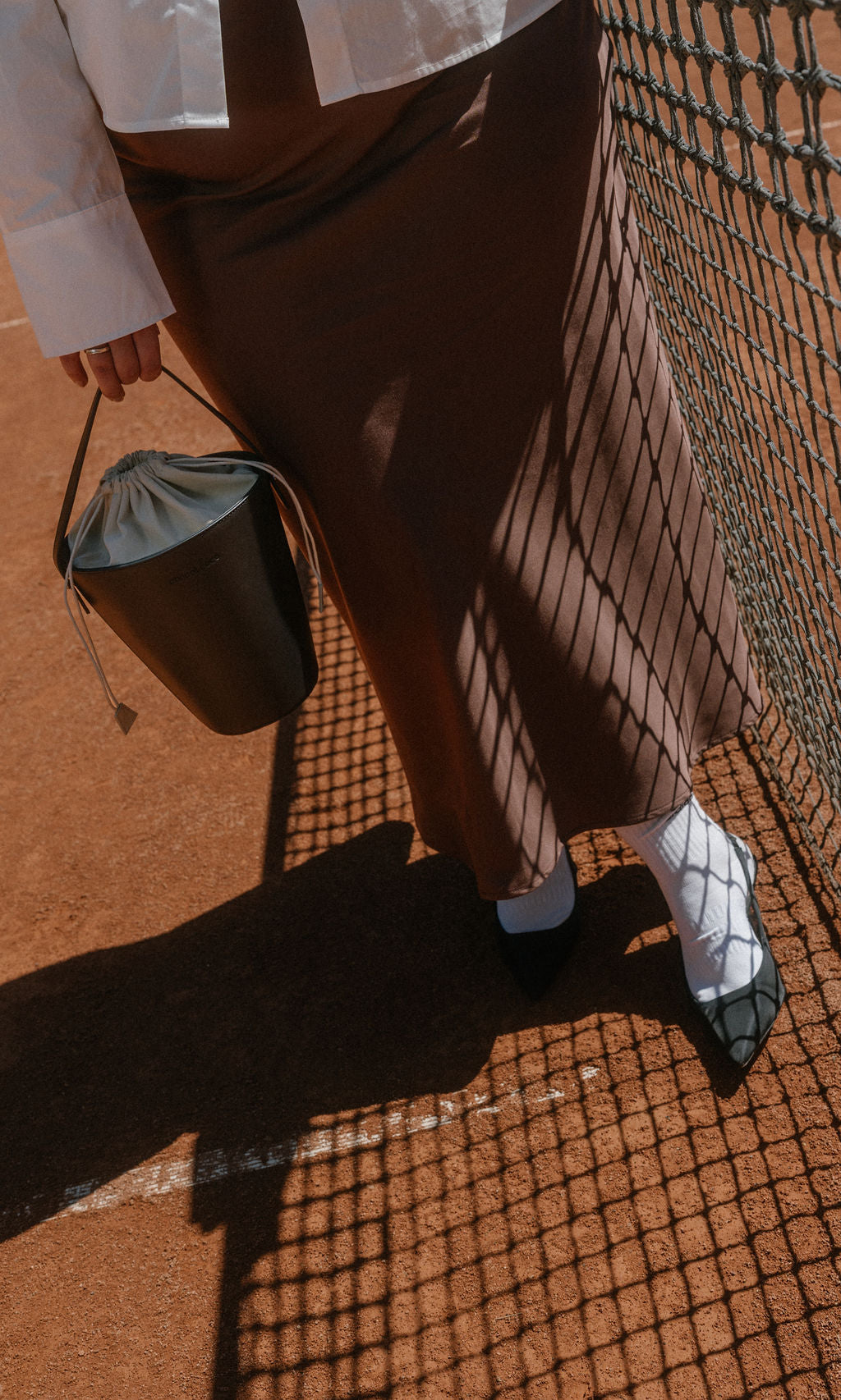 Flowing Lyocell Midi Skirt