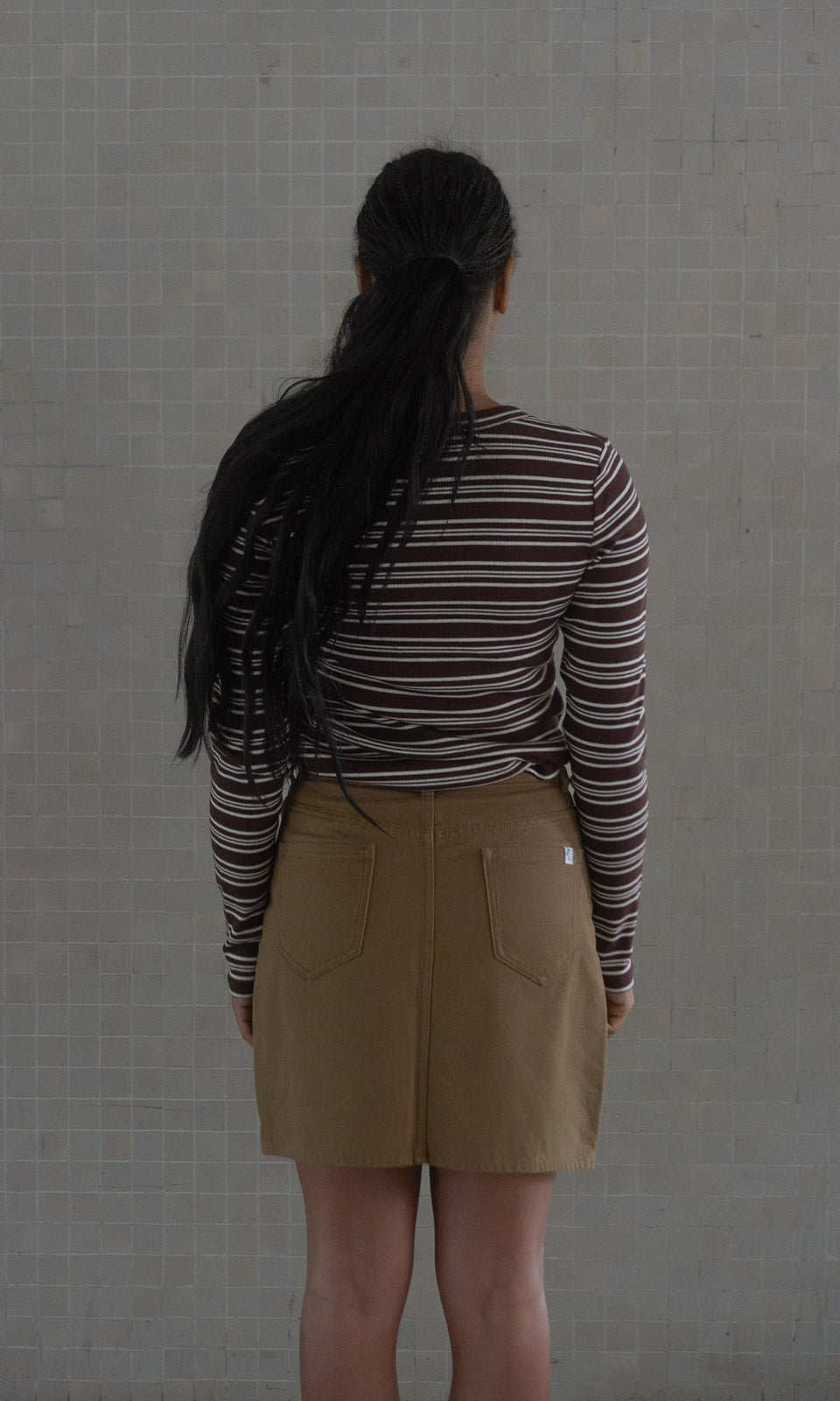 Gestreiftes Langarmshirt Zoé