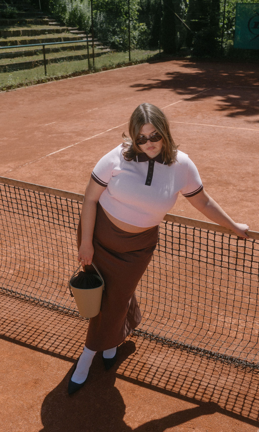 Flowing Lyocell Midi Skirt