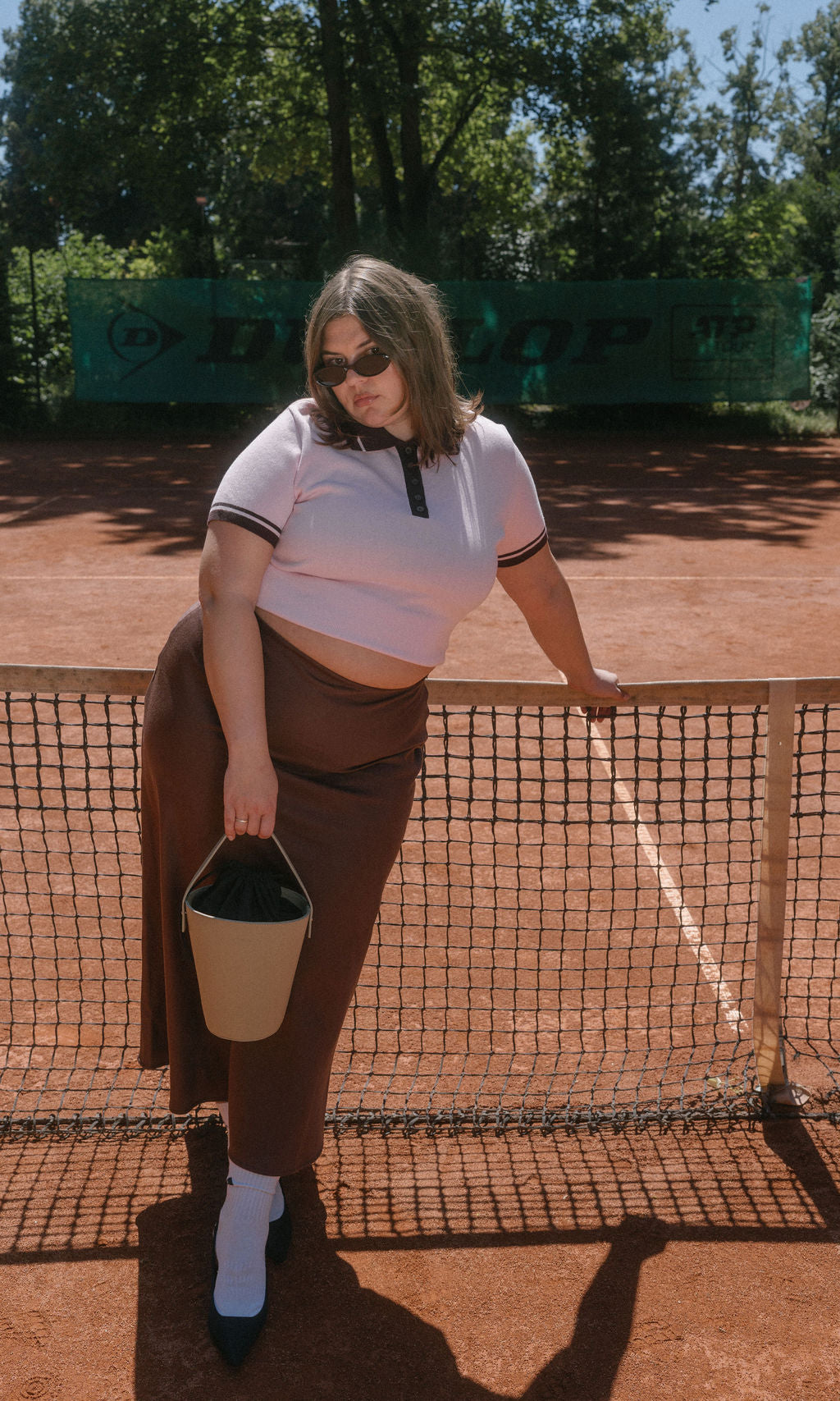 Polo Knitted T-Shirt Toni Rosé