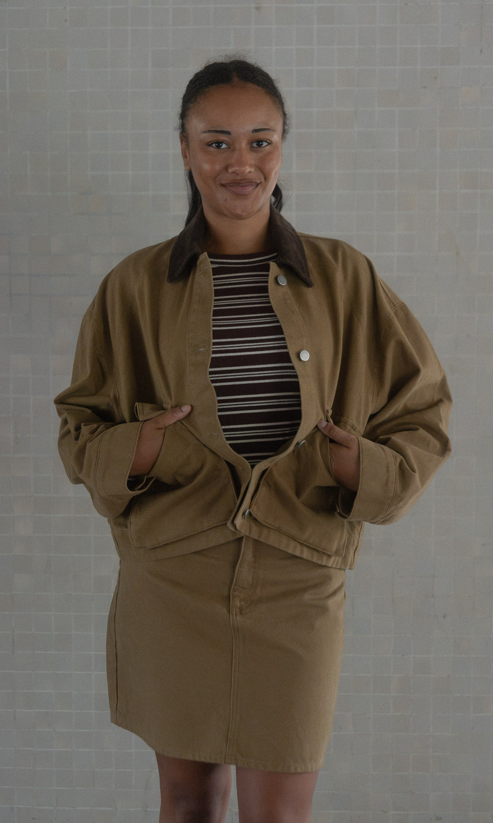 Gestreiftes Langarmshirt Zoé