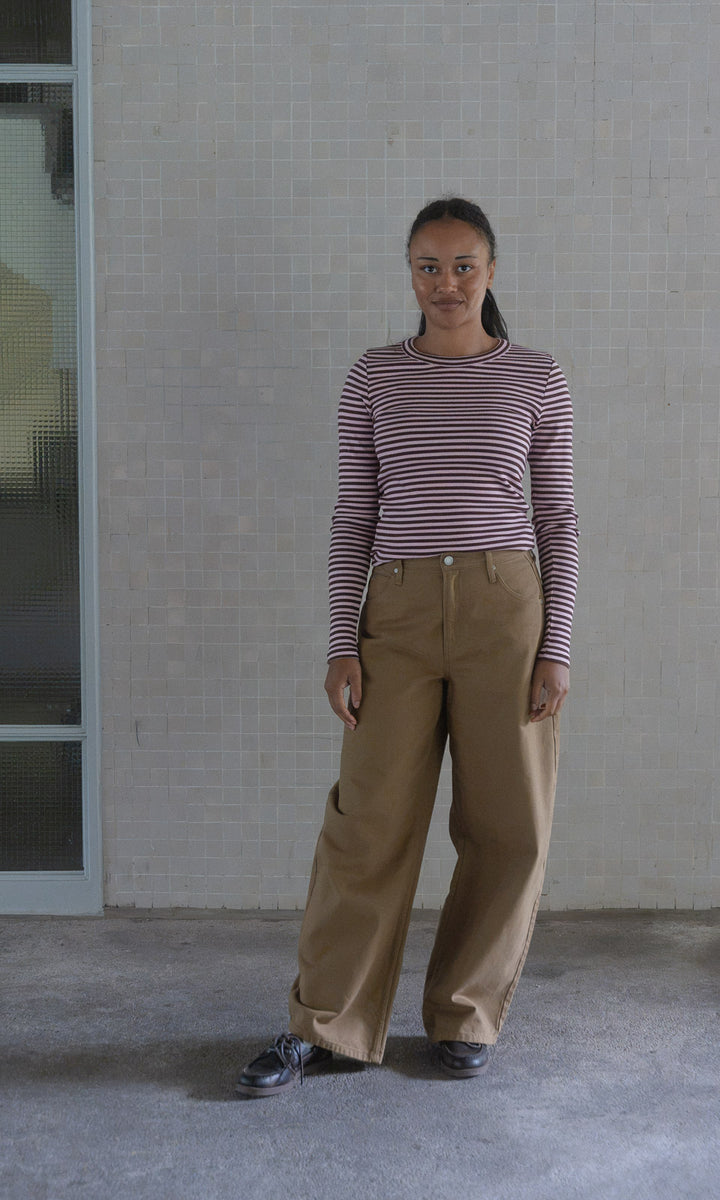 Gestreiftes Langarmshirt Zoé