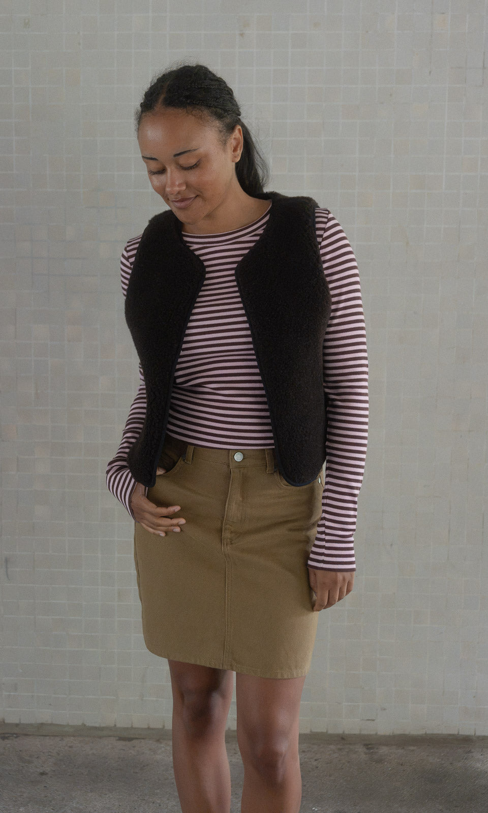 Gestreiftes Langarmshirt Zoé