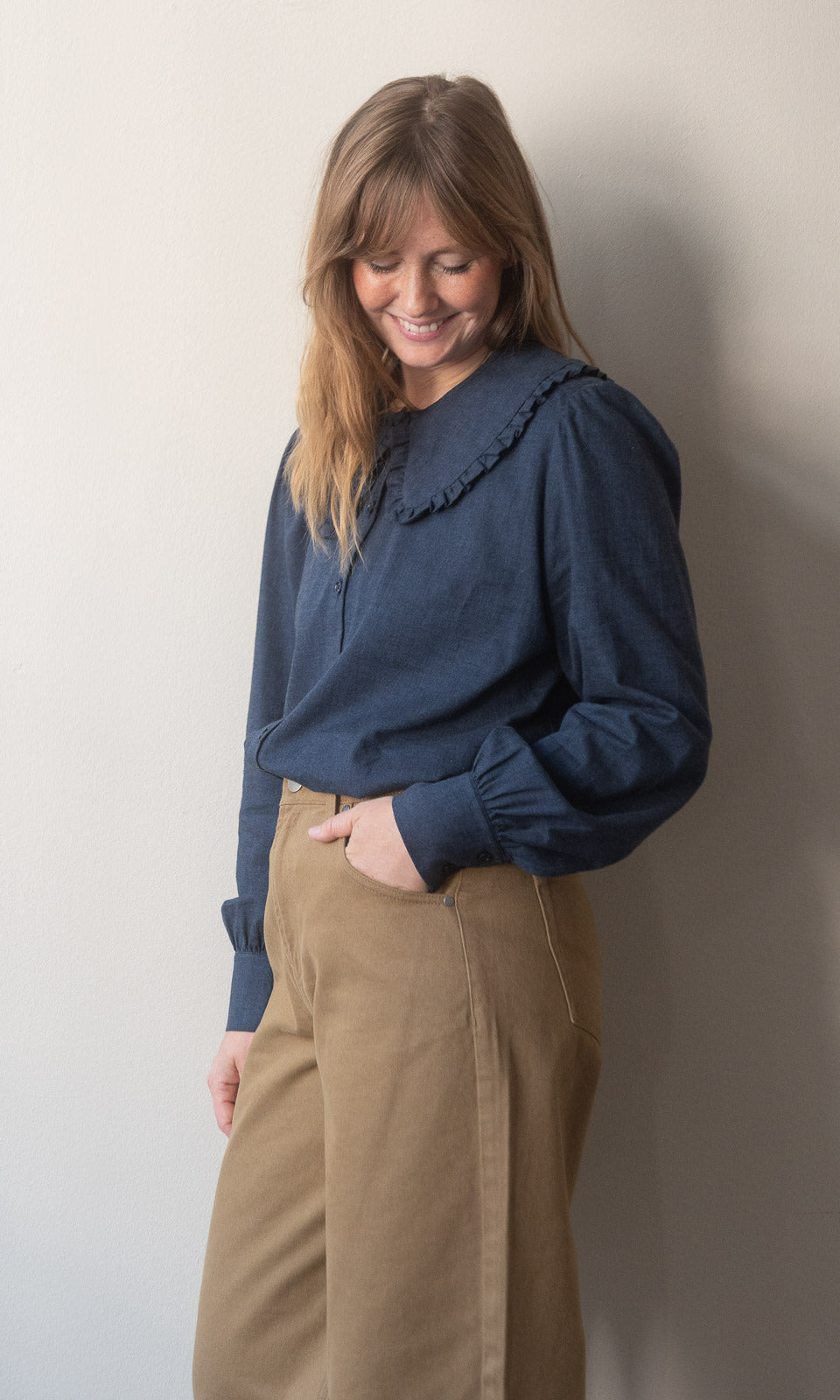 Baggy Jeans / Khaki - abricot coco