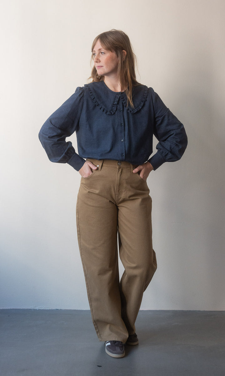 Baggy Jeans / Khaki - abricot coco