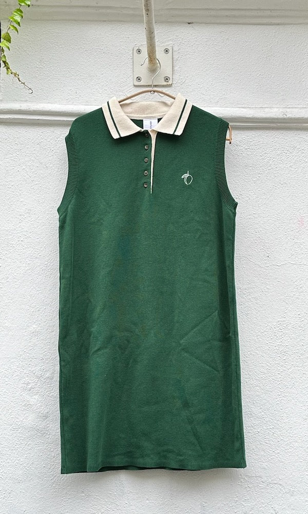 Ärmelloles Polo Kleid - SAMPLE Einzelstück Größe M/L