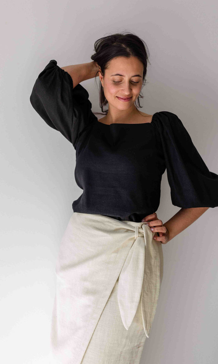 Leinenbluse Hannah