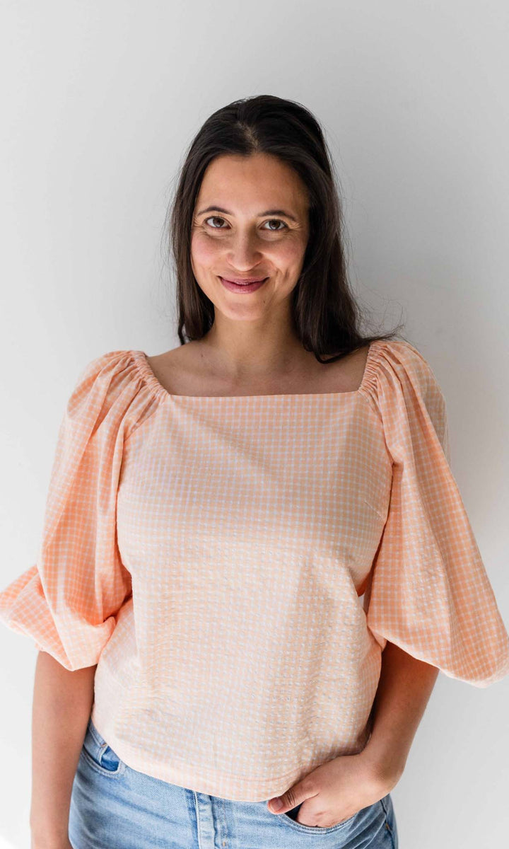Bluse Hannah - abricot coco