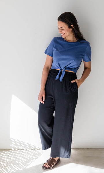 t shirt hinten knoten