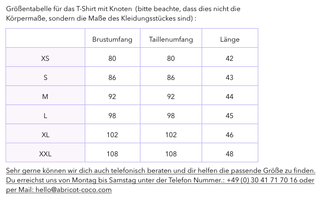 T-Shirt mit Knoten aus Bambus-Baumwollstoff - abricot coco