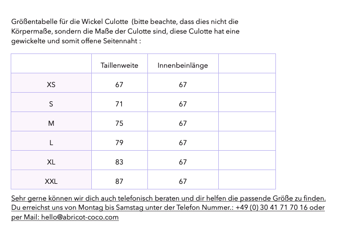 Gewickelte Jersey Culotte zum Binden