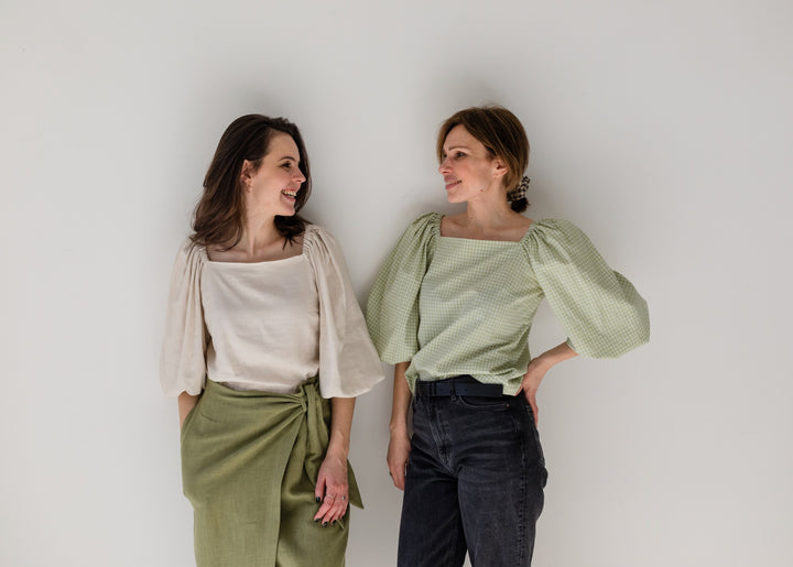 Bluse Hannah - abricot coco