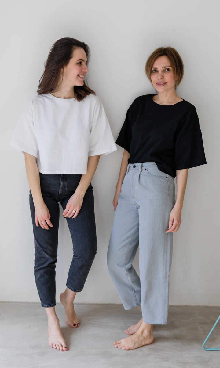 Cropped T-Shirt - abricot coco