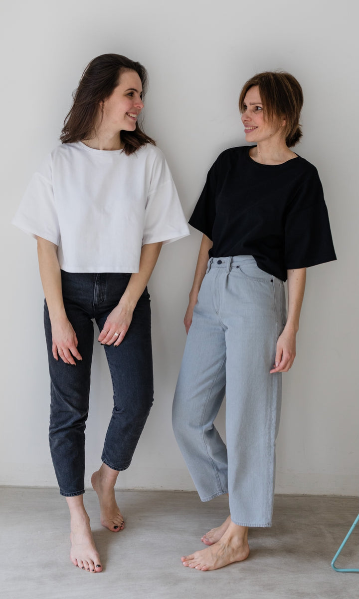 Cropped T-Shirt - abricot coco