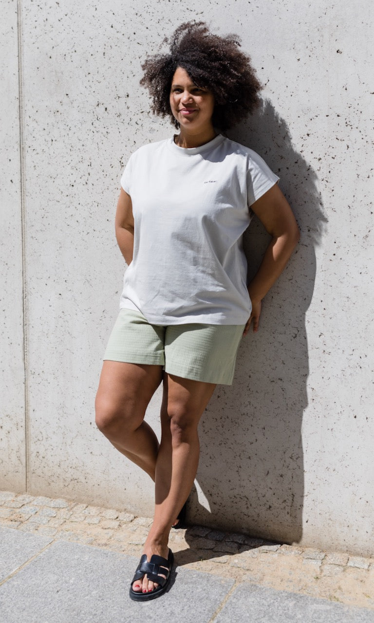 Umstands-Shorts Jeanne - abricot coco