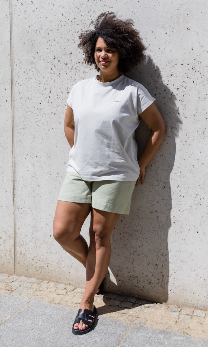 Umstands-Shorts Jeanne - abricot coco