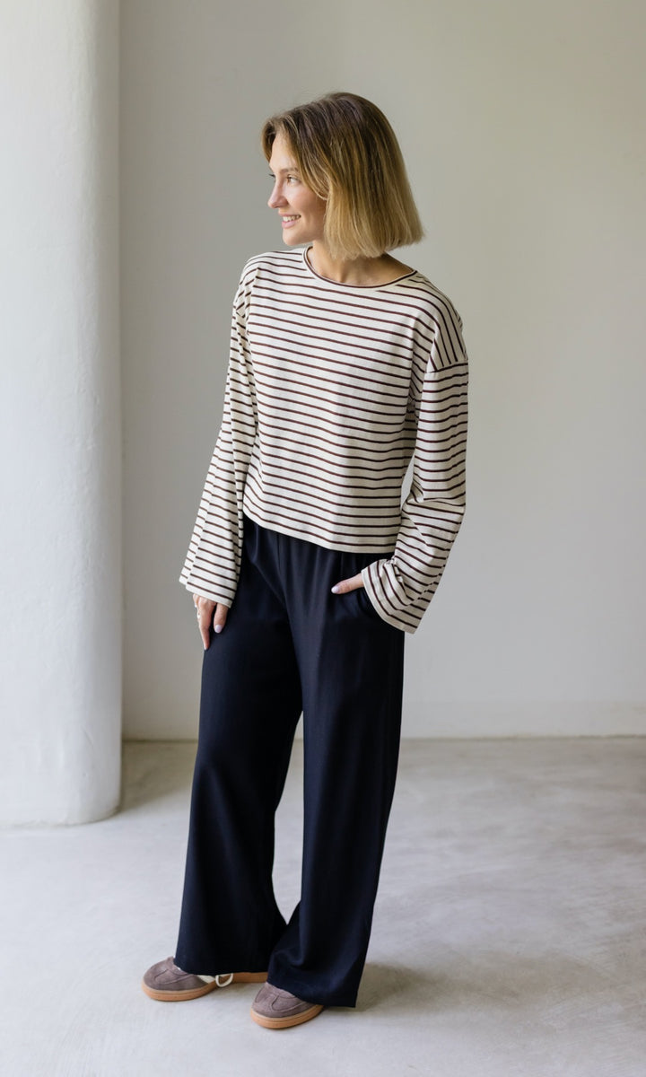 High Waist Culotte aus Viskose
