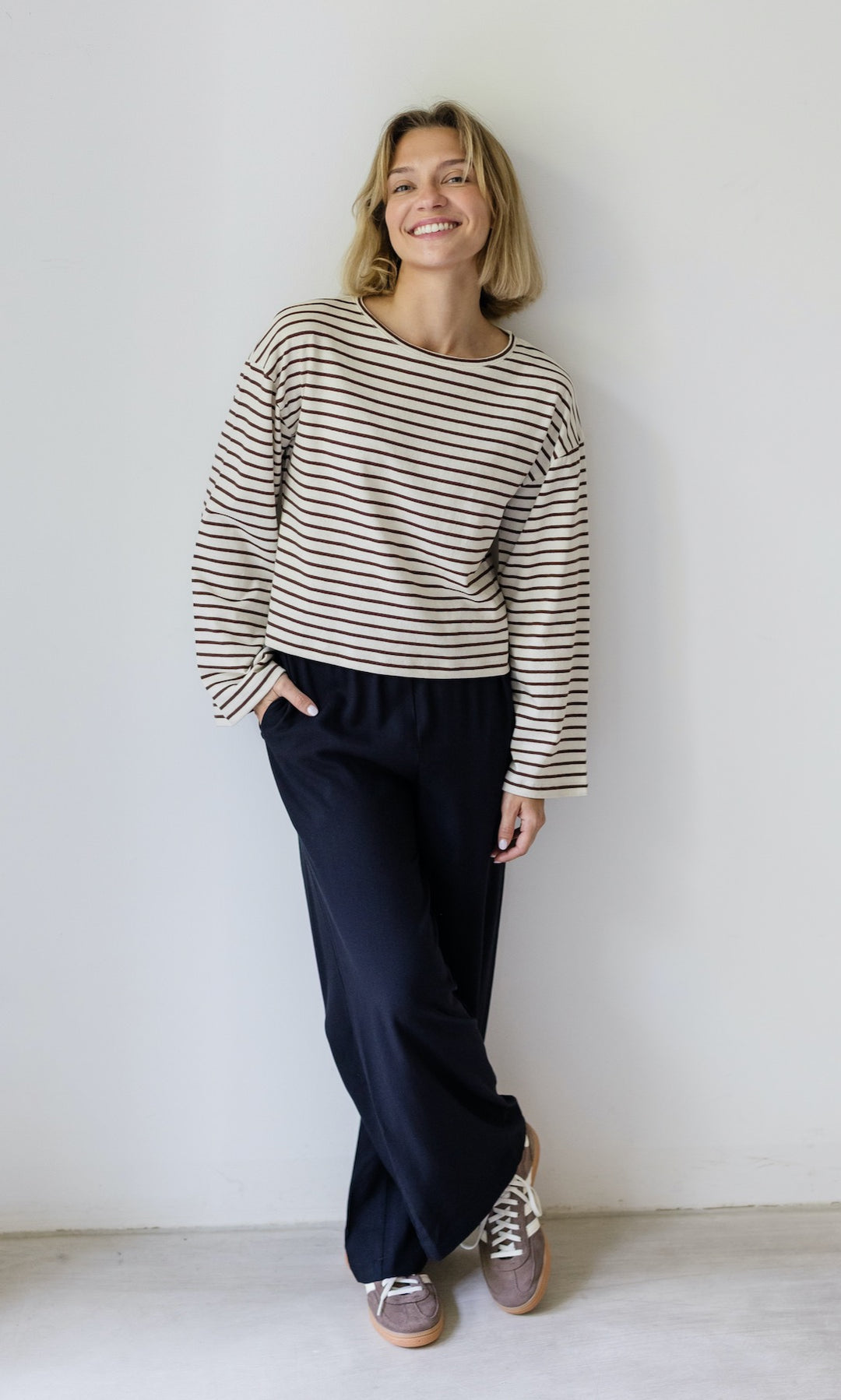 High Waist Culotte aus Viskose