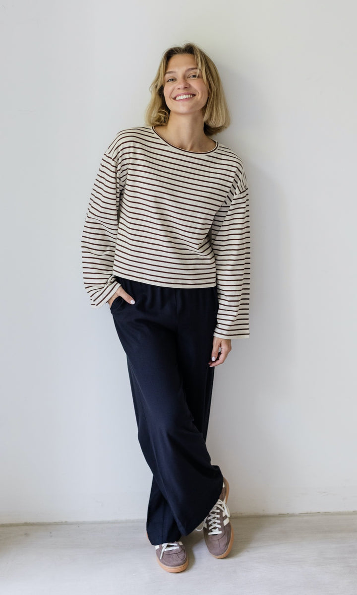 High Waist Culotte aus Viskose