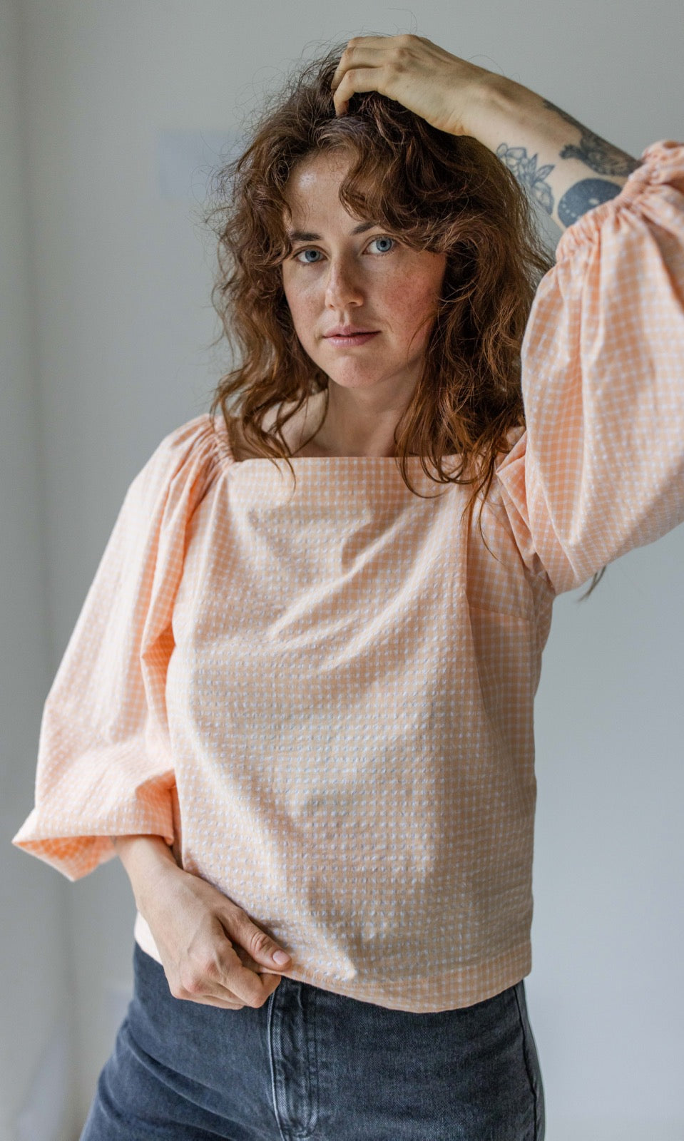 Bluse Hannah - abricot coco