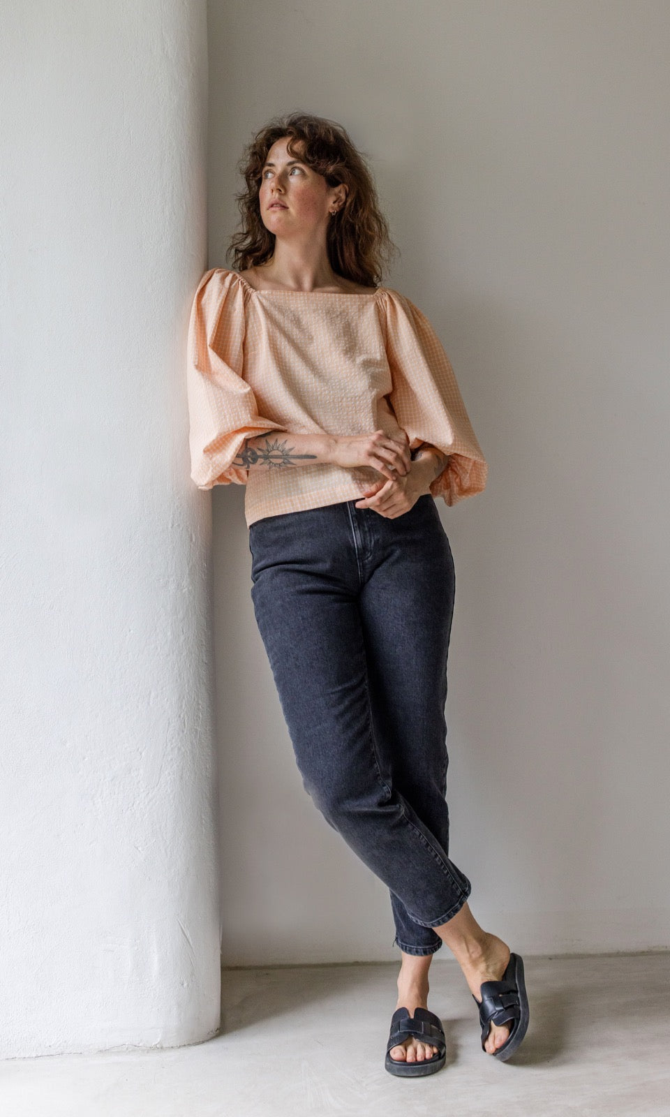 Bluse Hannah - abricot coco