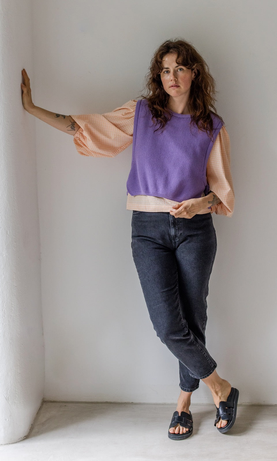 Bluse Hannah - abricot coco