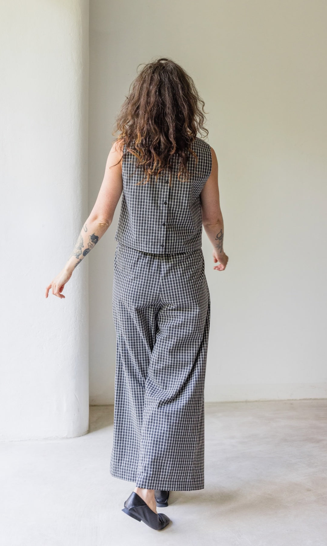 Weite High Waist Culotte Akiko