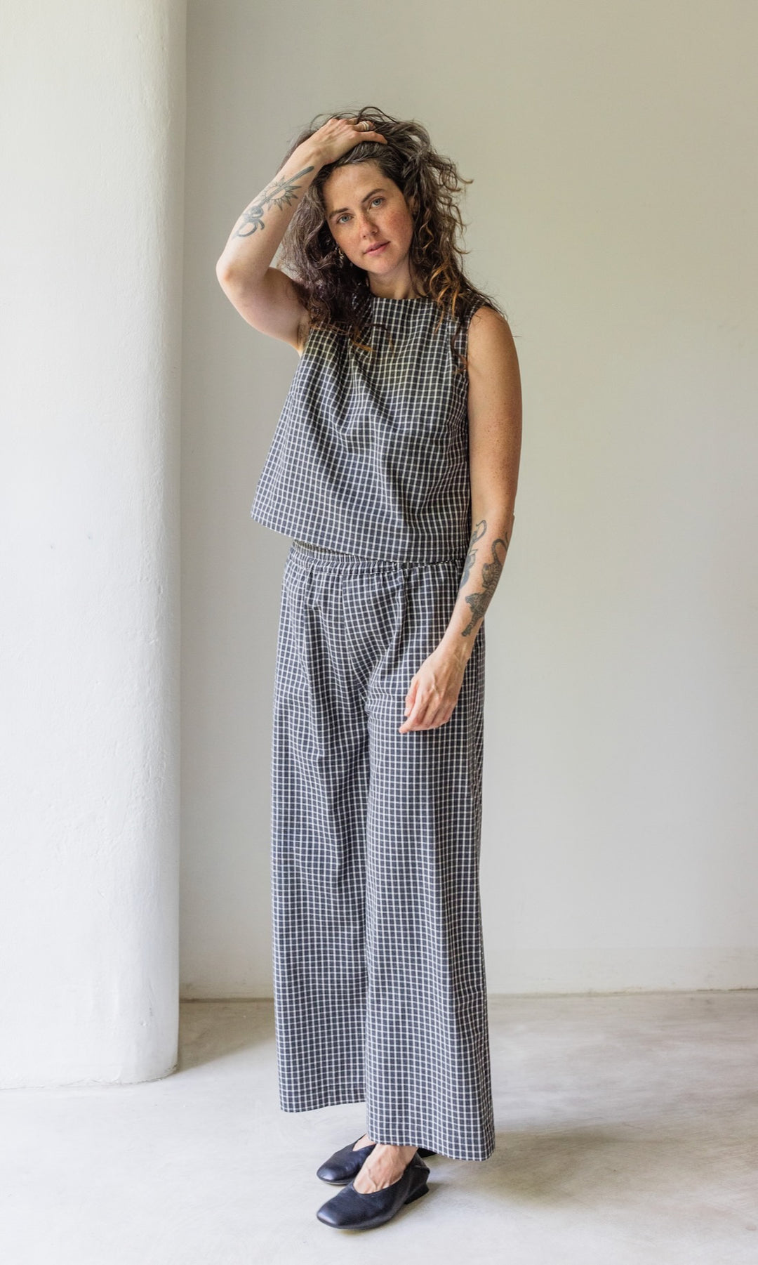 Weite High Waist Culotte Akiko