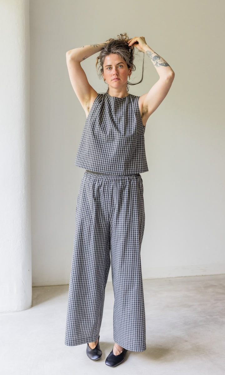 Weite High Waist Culotte Akiko
