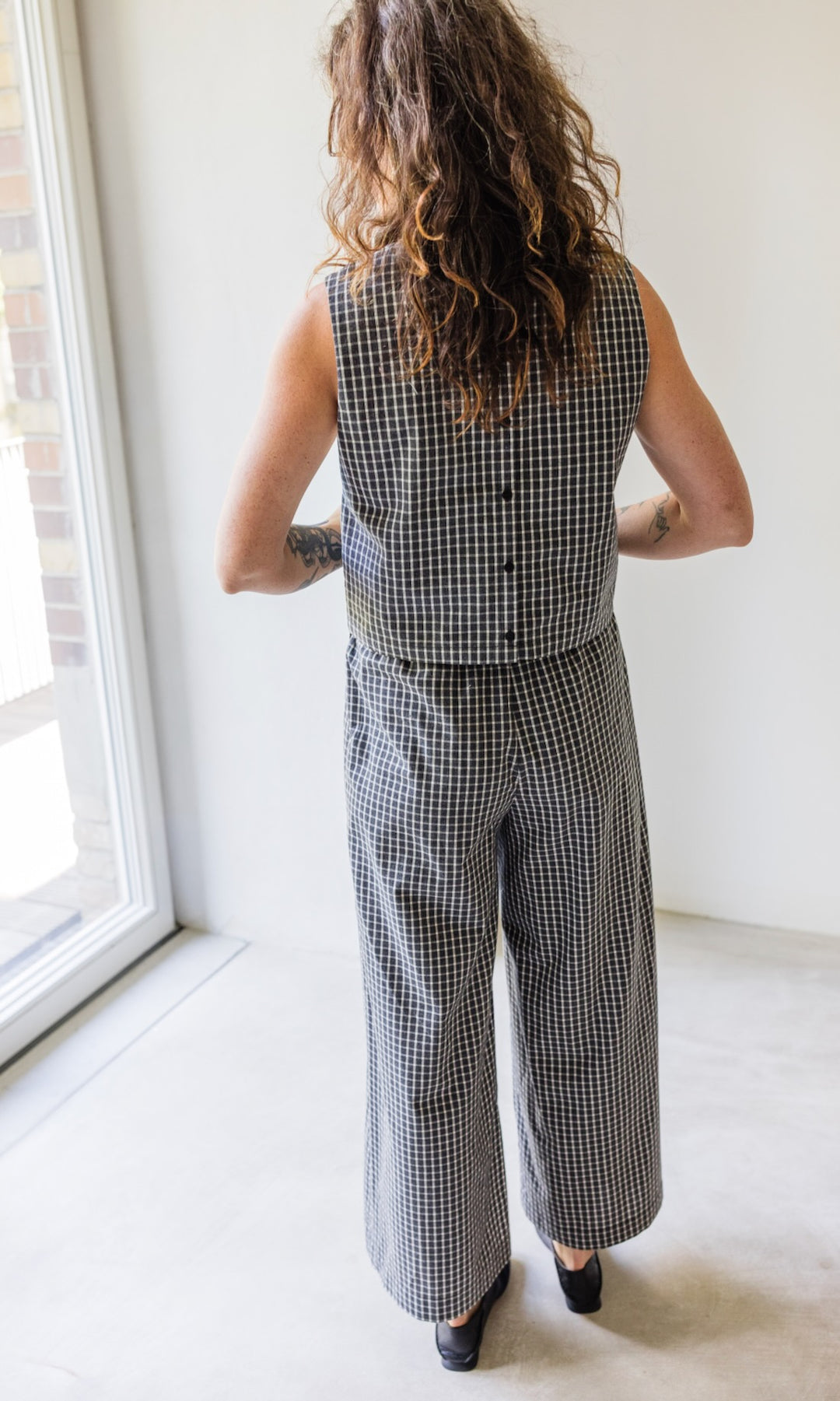 Weite High Waist Culotte Akiko